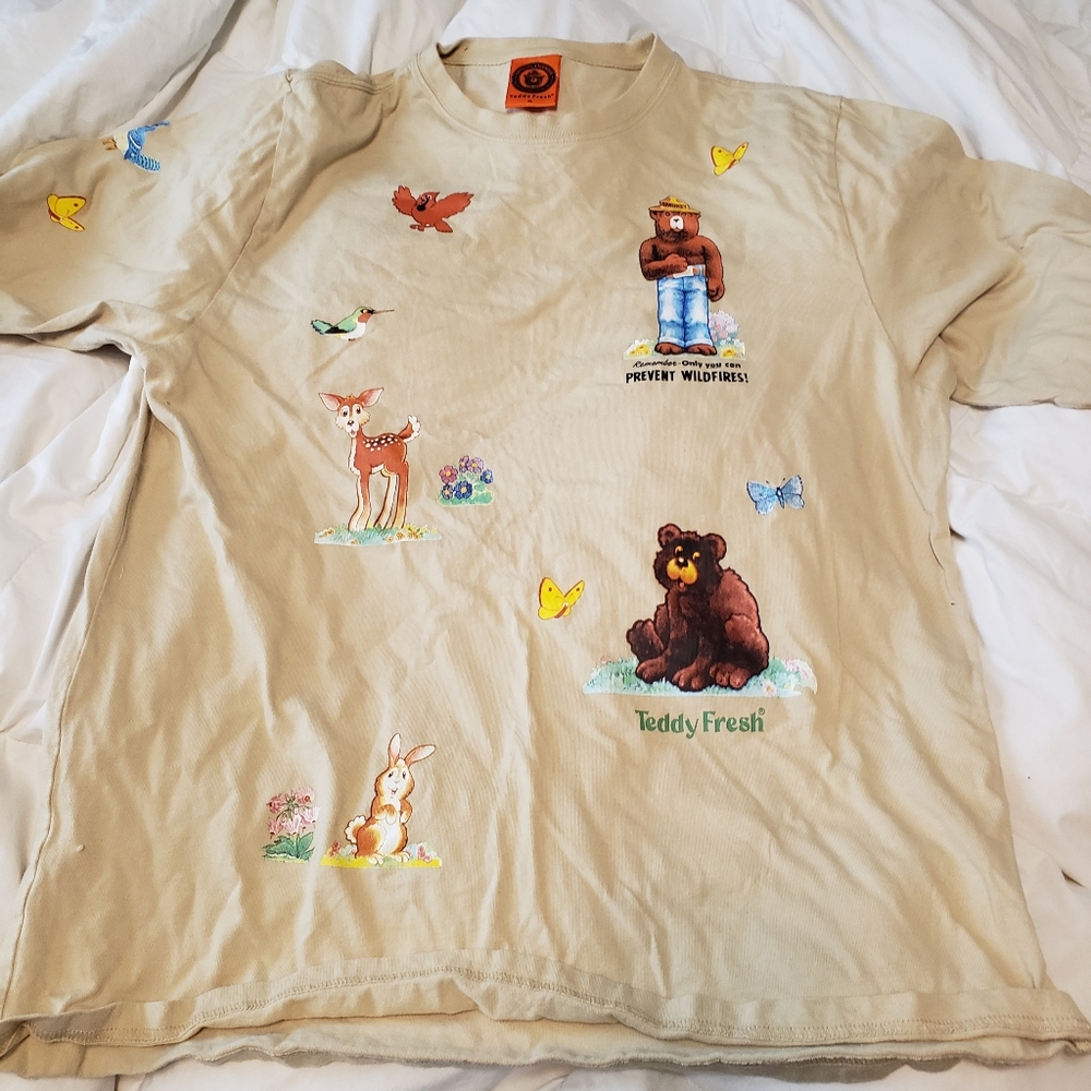COPY - Teddy Fresh Smokey bear t shirt